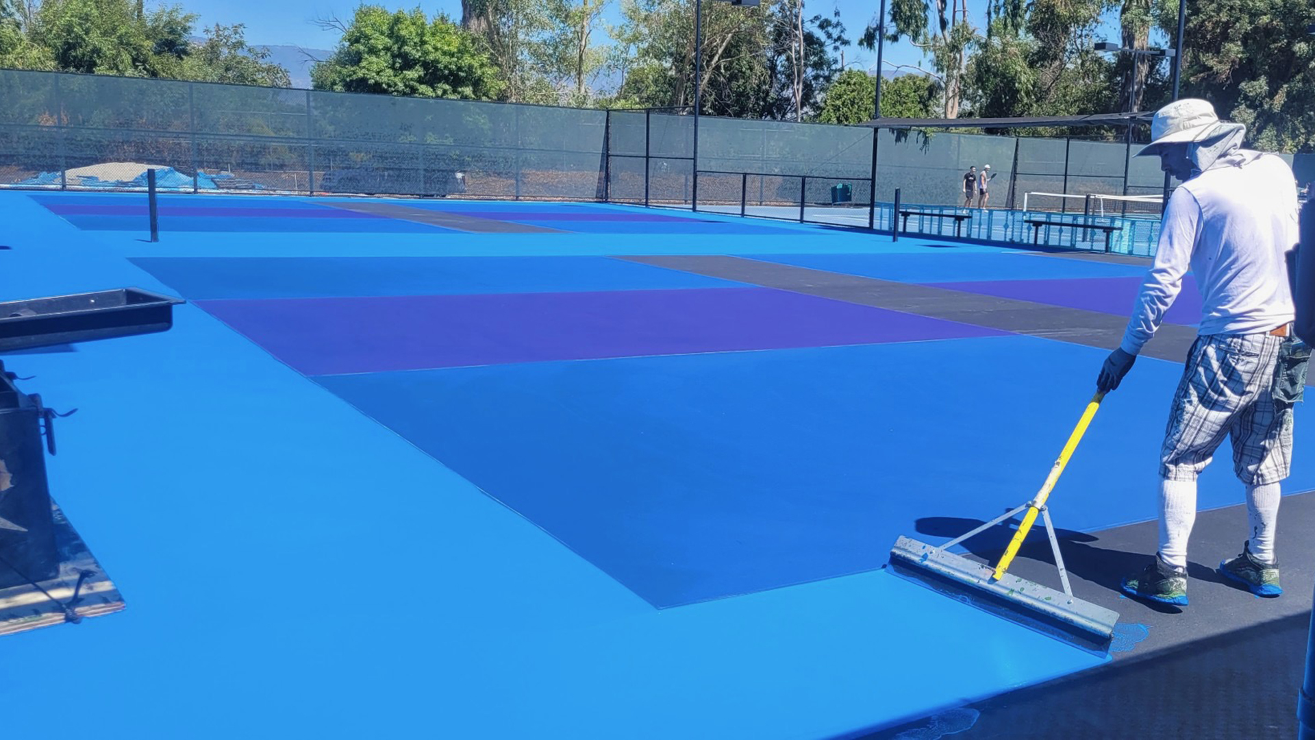 Courts resurfaced