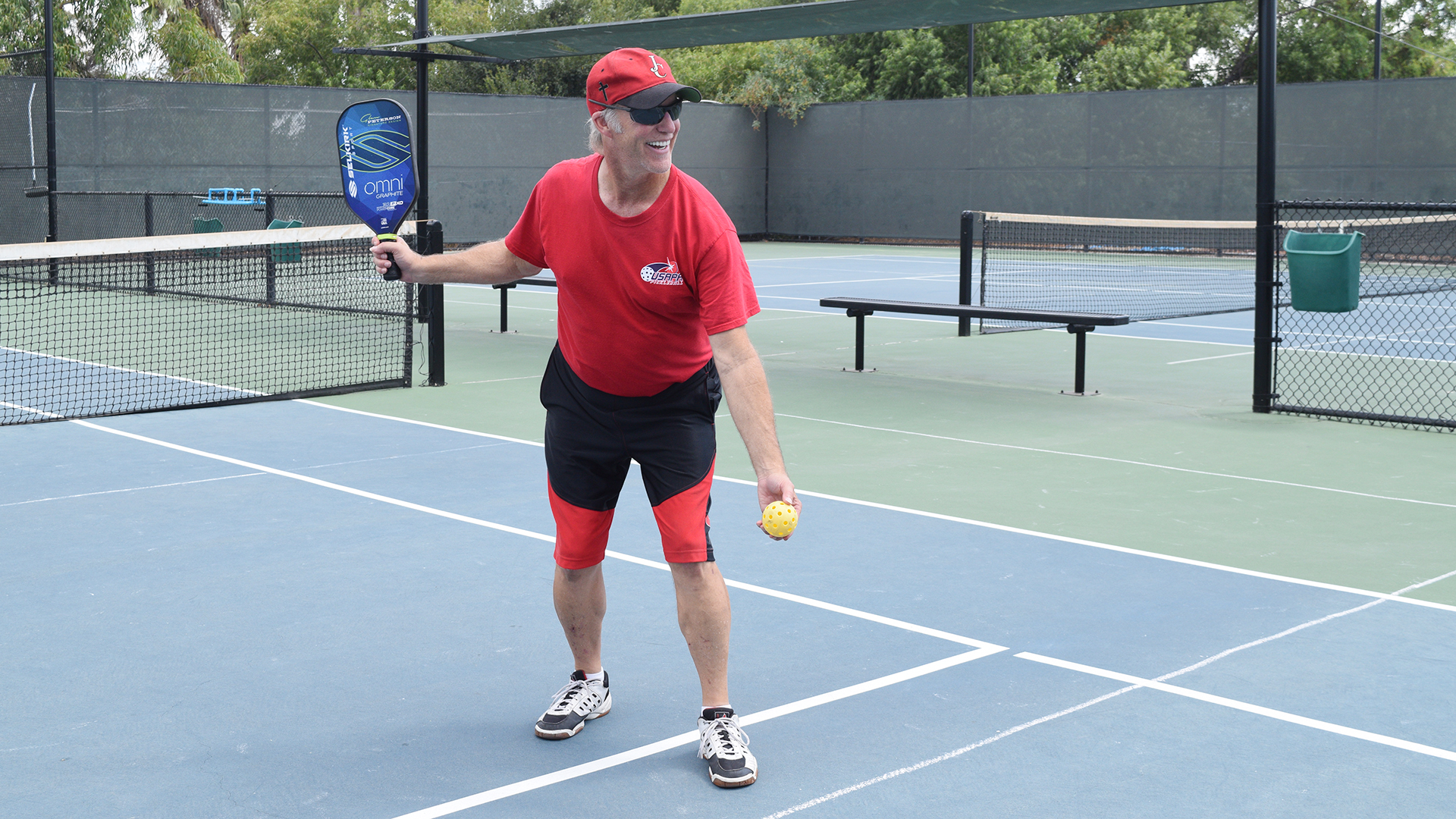 Bob Mitchell, pickleball enthusiast