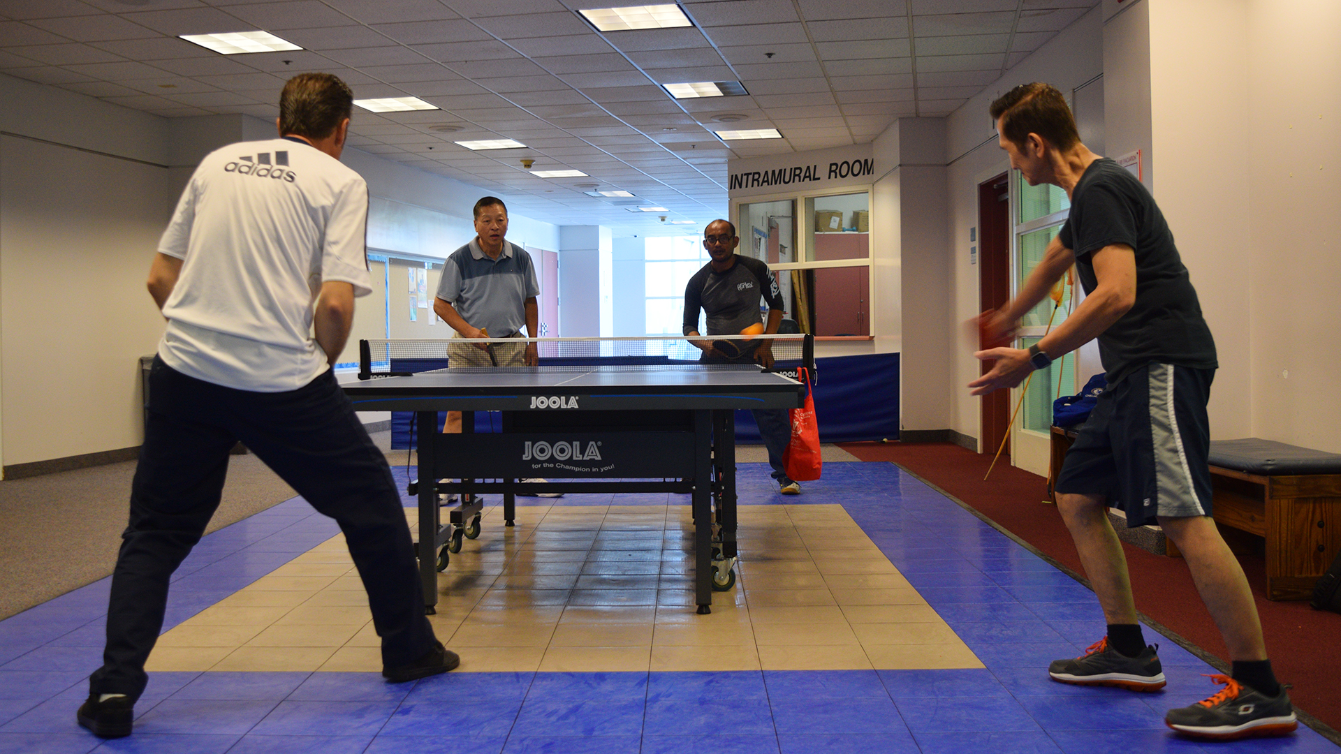 New ping pong table