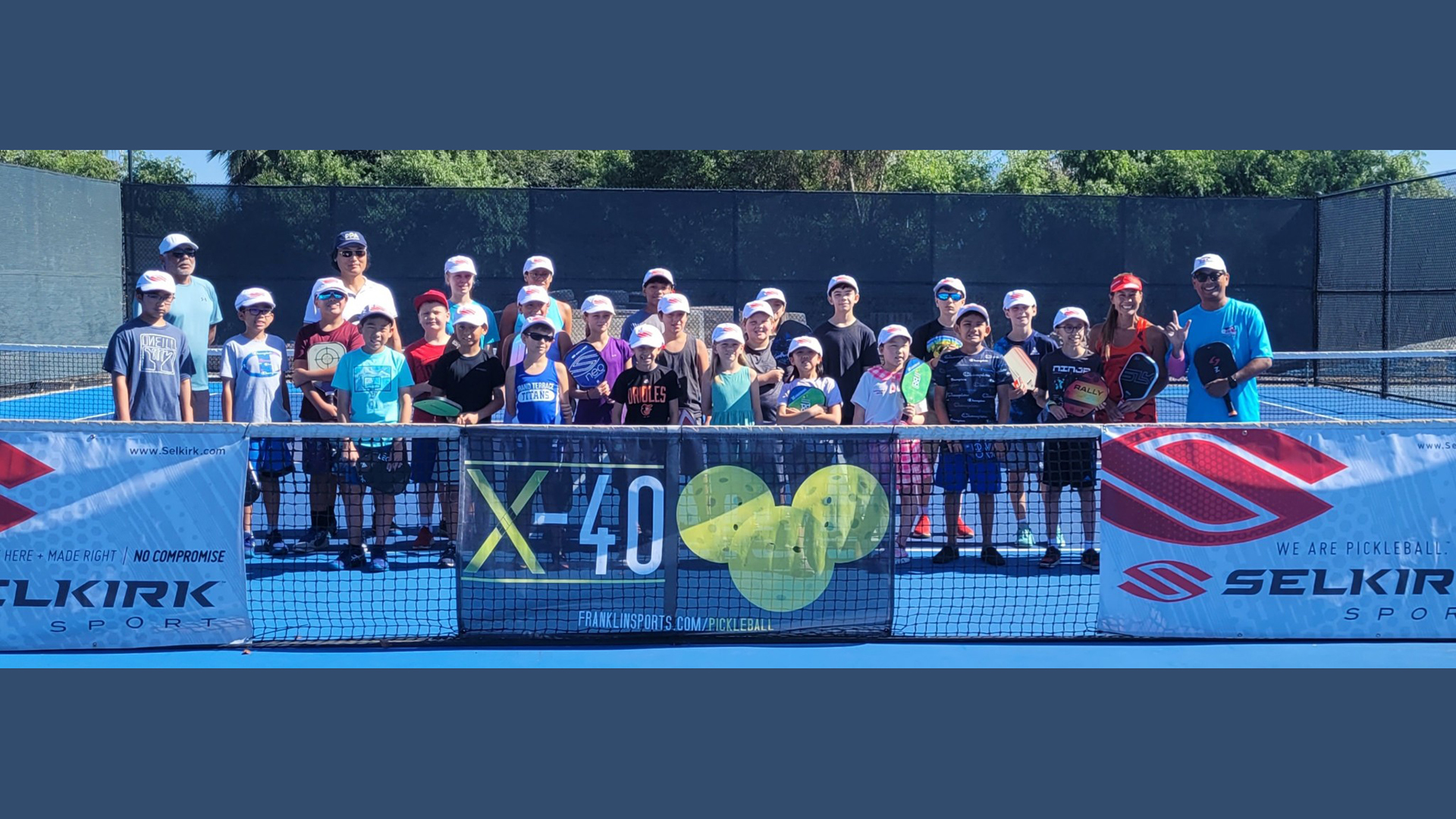 Dink and Swim Pickleball Camp 2023 group photo