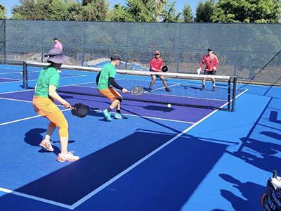 Pickleball play