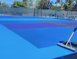 Courts resurfaced
