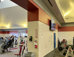 Cardio and weight rooms