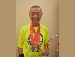 James Ho, badminton gold medal winner