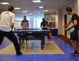 New ping pong table