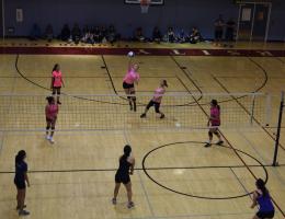 Women's volleyball match