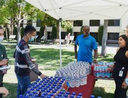 Drinks provided by Drayson Center for Lunch on the Lawn
